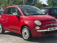 Used Fiat 500 Lounge 69 HP (50 kW) 2012 Red Hatchback