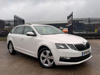 Used Skoda Octavia SE Technology 115 HP (84 kW) 2018 White Estate