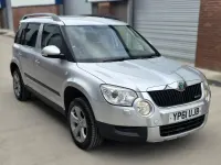 Used Skoda Yeti GreenLine 105 HP (77 kW) 2011 Silver SUV