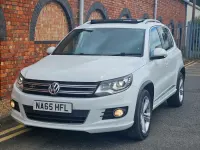 Used VW Tiguan R-line Edition 184 HP (135 kW) 2015 White SUV