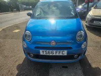 Used Fiat 500 S 69 HP (50 kW) 2016 Blue Hatchback