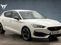 Used Cupra Leon 150 HP (110 kW) 2024 White Hatchback