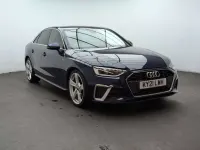 Used Audi A4 S-Line 150 HP (110 kW) 2021 Blue Sedan