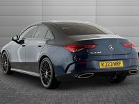 Used Mercedes CLA180 AMG Line Premium Plus 136 HP (100 kW) 2023 Blue Sedan