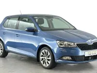 Used Skoda Fabia SE Drive 60 HP (44 kW) 2021 Blue Hatchback