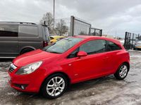 Begagnad Vauxhall Corsa 89 HK (65 kW) 2009 Röd Halvkombi