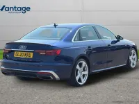 Used Audi A4 S-Line 187 HP (137 kW) 2020 Blue Sedan