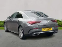 Begagnad Mercedes CLA200 AMG Line Premium 2024 Grå Sportkupé