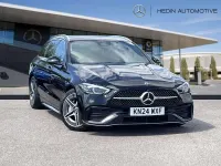 Used Mercedes C200 AMG line 2024 Black Estate