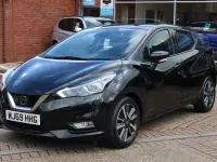 Used Nissan Micra Acenta 90 HP (66 kW) 2019 Black Hatchback