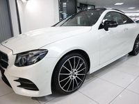 Used Mercedes E220 AMG Line Premium Plus 194 HP (142 kW) 2018 White Coupe