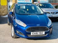 Used Ford Fiesta Zetec 2016 Blue Hatchback