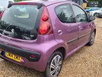 Used Peugeot 107 Active 2014 Mauve/purple Hatchback