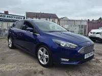 Used Ford Focus Titanium 125 HP (91 kW) 2016 Blue Hatchback