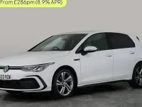 Used VW Golf VIII R-line 150 HP (110 kW) 2023 White Hatchback