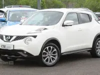 Used Nissan Juke Tekna 110 HP (80 kW) 2016 White SUV