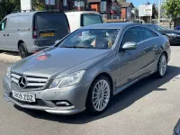 Used Mercedes E350 2009 Grey Coupe