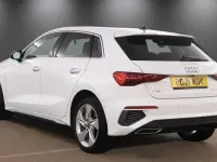 Used Audi A3 e-tron S-Line 2021 White Hatchback