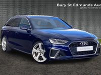 Used Audi A4 S-Line 200 HP (147 kW) 2024 Blue Estate