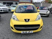 Used Peugeot 107 68 HP (50 kW) 2010 Yellow Hatchback