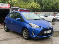 Used Toyota Yaris 2017 Blue Hatchback