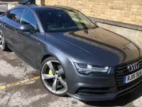 Begagnad Audi A7 Black Edition 2015 Grå Halvkombi
