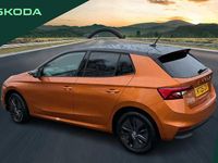 Used Skoda Fabia Design Edition 85 HP (62 kW) 2025 Phoenix orange metallic black magic pearl effect Hatchback