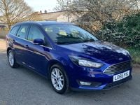 Used Ford Focus Zetec 125 HP (91 kW) 2017 Blue Estate