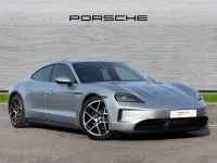 Used Porsche Taycan Performance Package 300 kW (408 HP) 2025 Dolomite silver Sedan