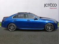 Used Mercedes C300e AMG Line Premium Plus 254 HP (186 kW) 2024 Blue Sedan