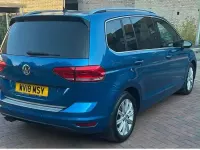 Used VW Touran SEL 150 HP (110 kW) 2018 Blue MPV