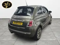 Used Fiat 500 69 HP (50 kW) 2009 Green Cabriolet