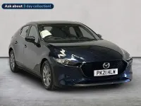 Used Mazda 3 120 HP (88 kW) 2021 Blue Hatchback