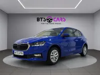 Begagnad Skoda Fabia Comfort 80 HK (58 kW) 2022 Blå Halvkombi