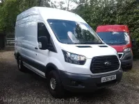 Used Ford Transit 170 HP (125 kW) 2018 White Van