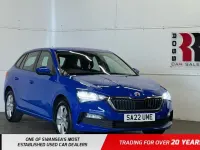 Used Skoda Scala SE 150 HP (110 kW) 2022 Blue Hatchback