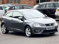 Begagnad Seat Ibiza FR 90 HK (66 kW) 2017 Grå Halvkombi