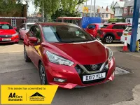 Used Nissan Micra N-Connecta 90 HP (66 kW) 2017 Red Hatchback