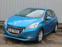 Begagnad Peugeot 208 Active 2013 Blå Halvkombi