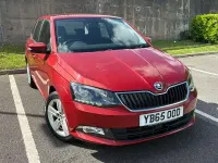 Used Skoda Fabia SE L 2015 Red Hatchback