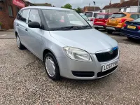Used Skoda Fabia 60 HP (44 kW) 2008 Silver metallic Estate