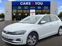 Used VW Polo SE 95 HP (69 kW) 2019 Silver Hatchback