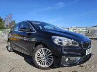 Used BMW 216 Active Tourer Luxury Line 116 HP (85 kW) 2017 Black MPV