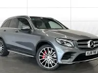 Used Mercedes GLC220 AMG line 170 HP (125 kW) 2018 Grey SUV