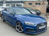 Used Audi A5 Sportback Black Edition 2020 Blue Hatchback