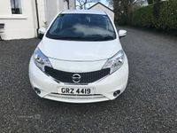 Used Nissan Note Tekna 90 HP (66 kW) 2013 White Hatchback