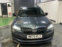 Used Skoda Karoq SportLine 150 HP (110 kW) 2020 Grey SUV