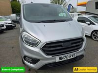 used Ford 300 Transit Custom 2.0LIMITED P/V ECOBLUE 129 BHP IN SILVER WITH 81,7509 MILES AND A FUL