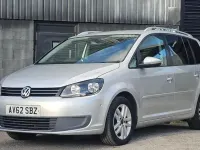 Used VW Touran SE 138 HP (101 kW) 2012 Silver MPV