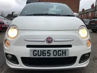 Used Fiat 500 S 2015 White Cabriolet